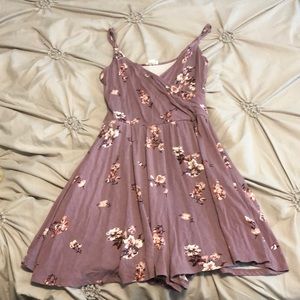 Garage purple floral romper
